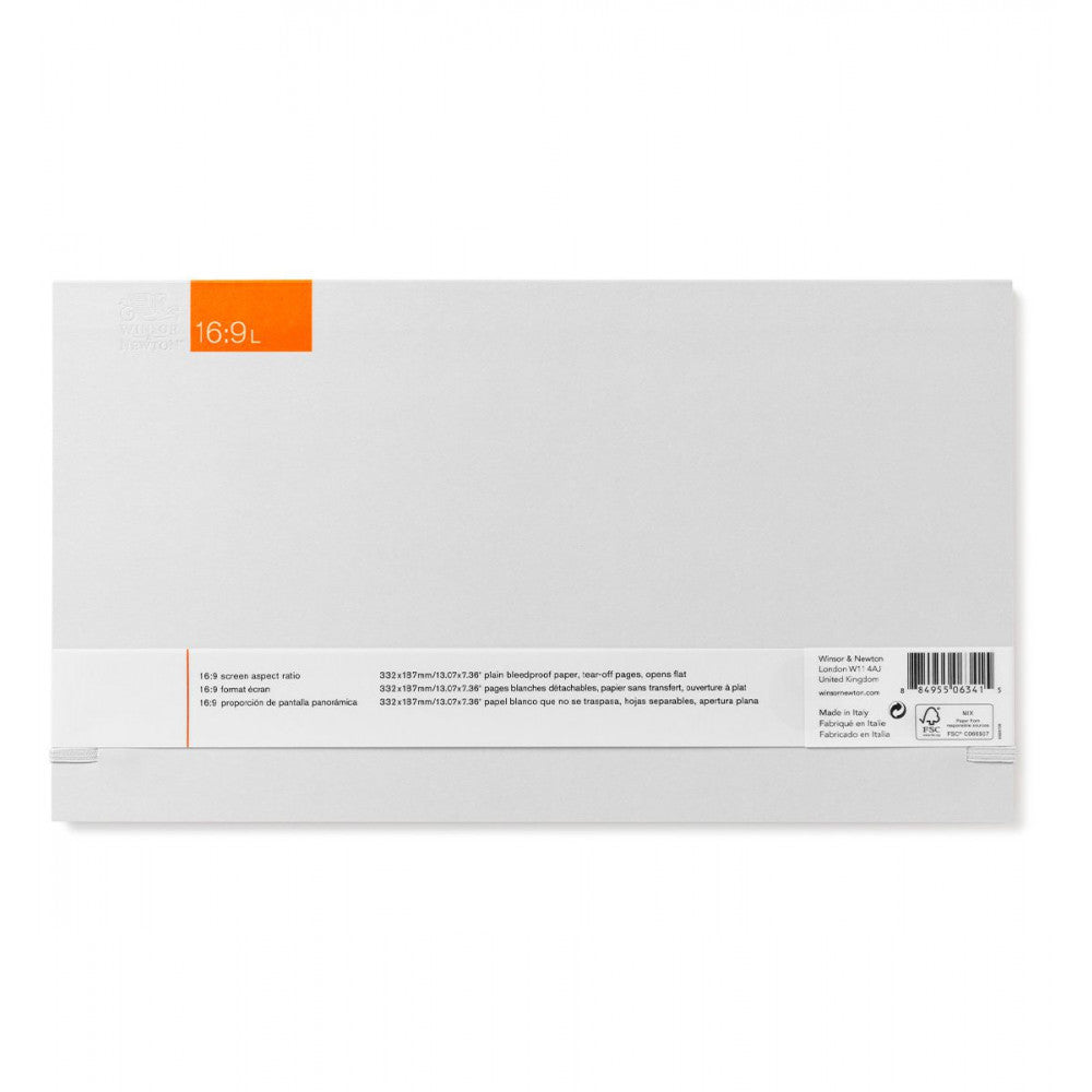 Bloco de Papel Winsor & Newton Sketch Pad 80g 332X187mm